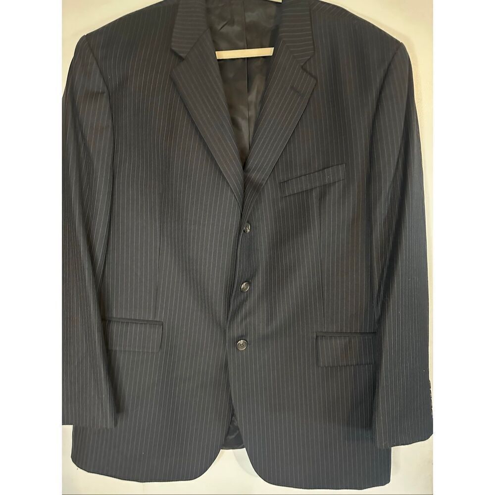 Lauren Ralph Lauren 100% Pure New Wool 3 Button Blazer Sport Coat Jacket 48 R